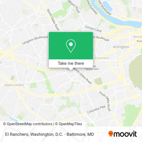 El Ranchero map