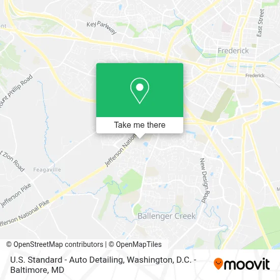 U.S. Standard - Auto Detailing map