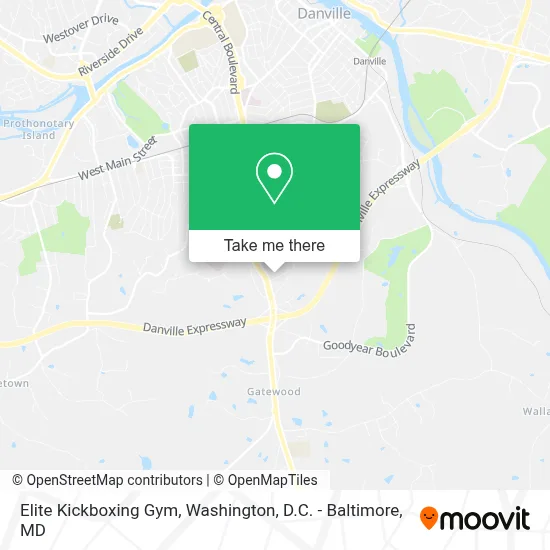 Elite Kickboxing Gym map