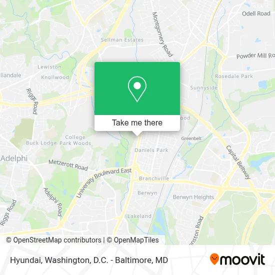 Hyundai map