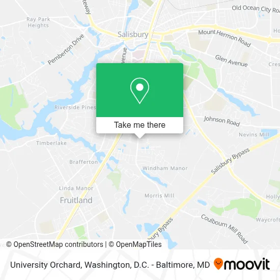 University Orchard map