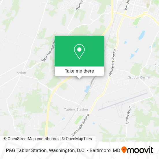 P&G Tabler Station map
