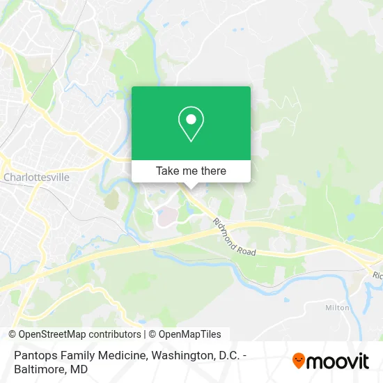 Pantops Family Medicine map