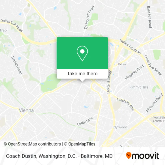 Coach Dustin map