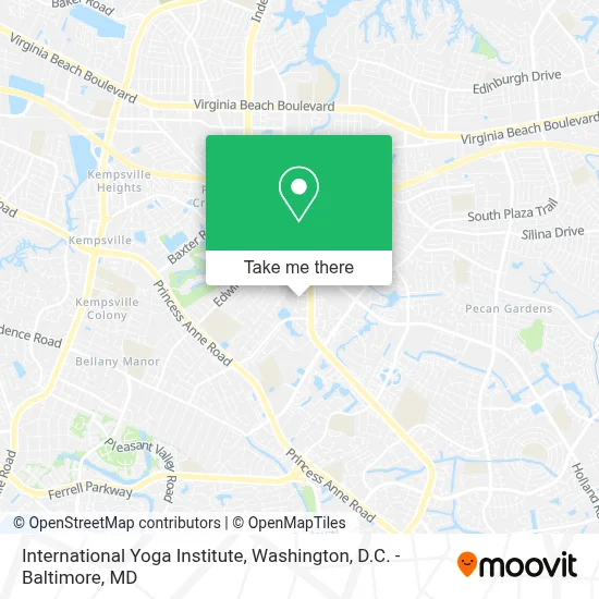 International Yoga Institute map