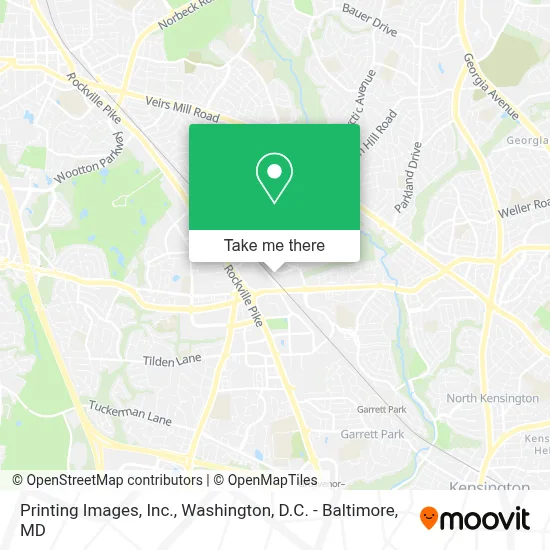 Printing Images, Inc. map