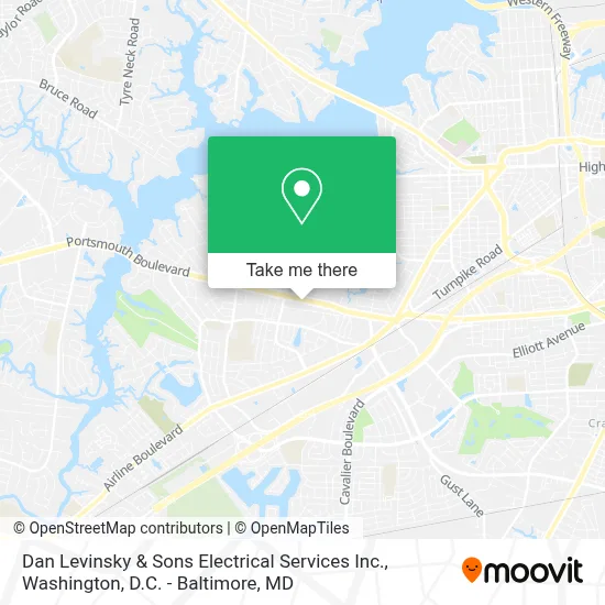 Dan Levinsky & Sons Electrical Services Inc. map