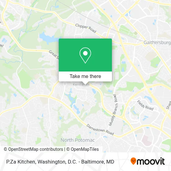 P.Za Kitchen map