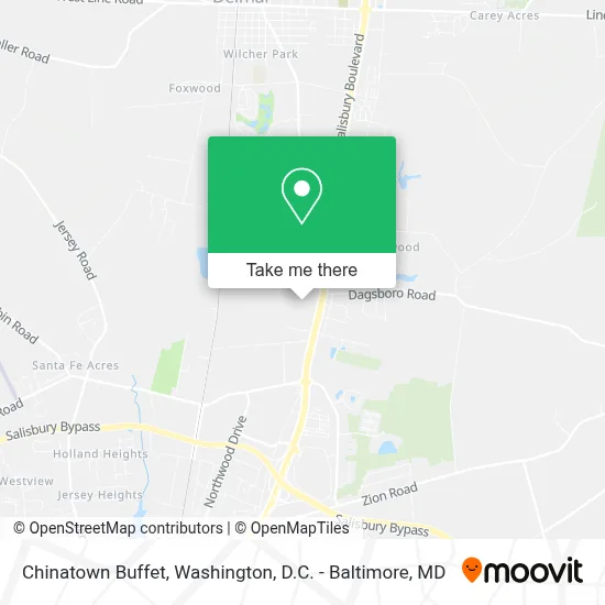 Chinatown Buffet map
