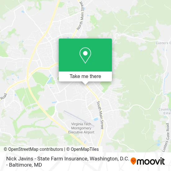 Nick Javins - State Farm Insurance map