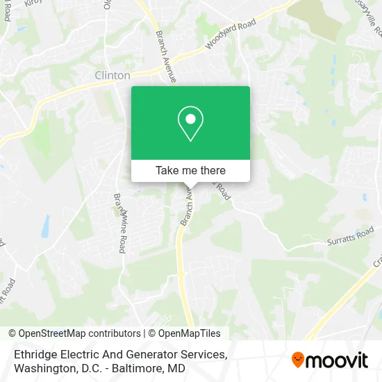 Ethridge Electric And Generator Services map