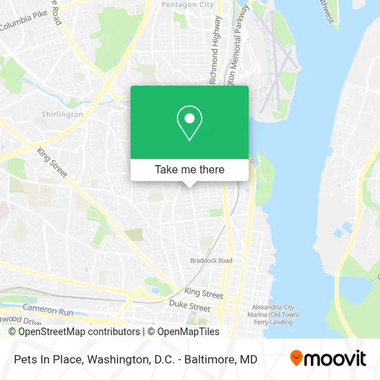 Pets In Place map