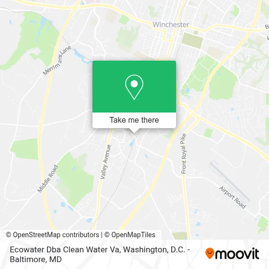 Ecowater Dba Clean Water Va map