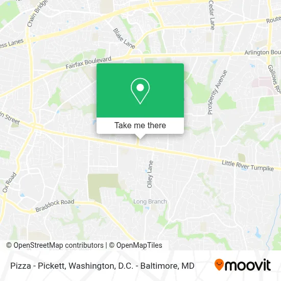 Pizza - Pickett map