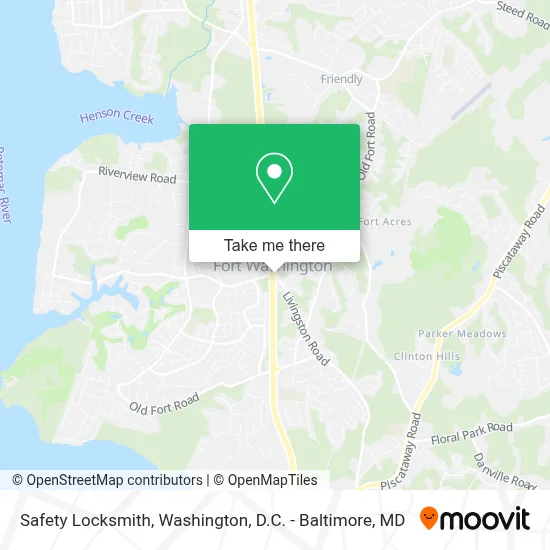 Safety Locksmith map