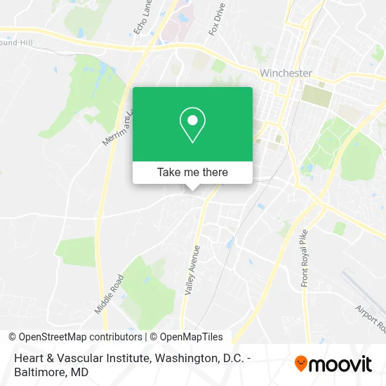 Heart & Vascular Institute map