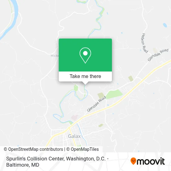 Spurlin's Collision Center map