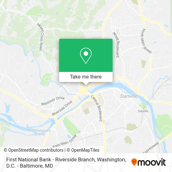 First National Bank - Riverside Branch map