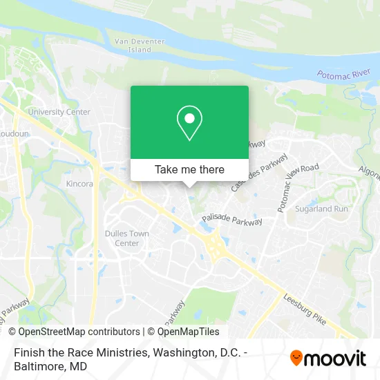 Finish the Race Ministries map