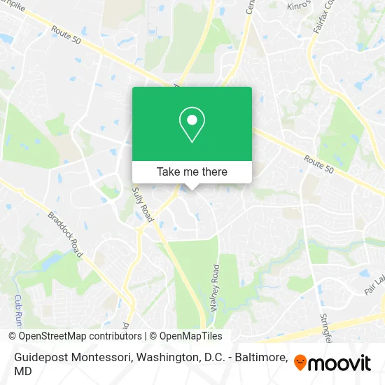 Guidepost Montessori map