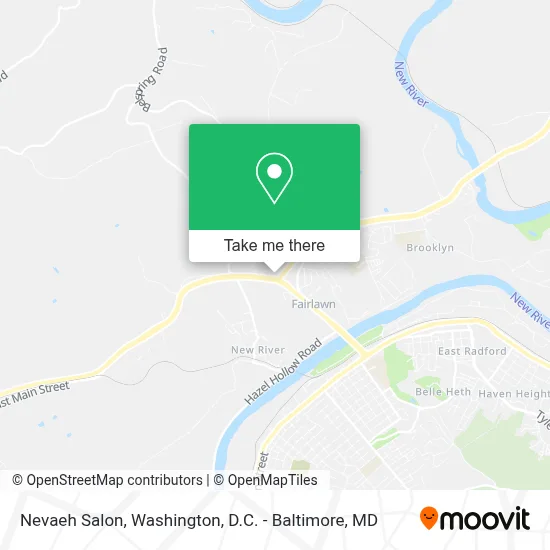 Nevaeh Salon map