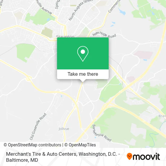 Merchant's Tire & Auto Centers map