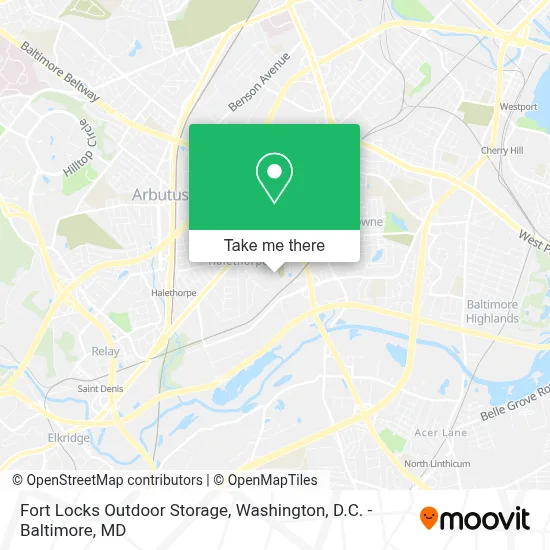 Fort Locks Outdoor Storage map