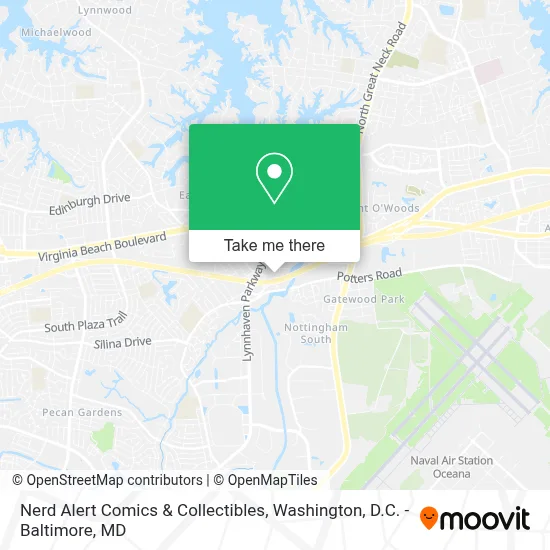 Nerd Alert Comics & Collectibles map