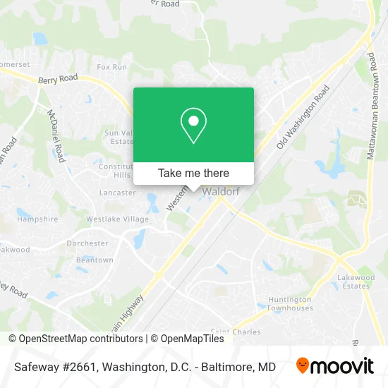 Safeway #2661 map