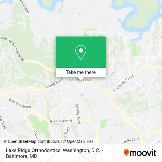 Lake Ridge Orthodontics map