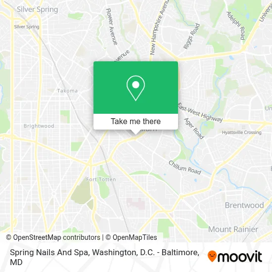 Spring Nails And Spa map