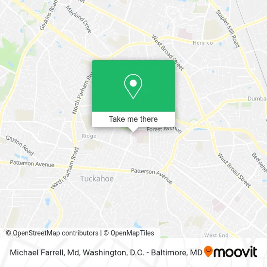 Michael Farrell, Md map