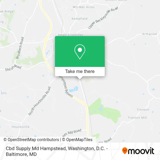 Cbd Supply Md Hampstead map