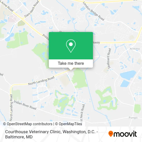 Courthouse Veterinary Clinic map