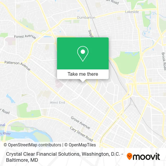 Crystal Clear Financial Solutions map