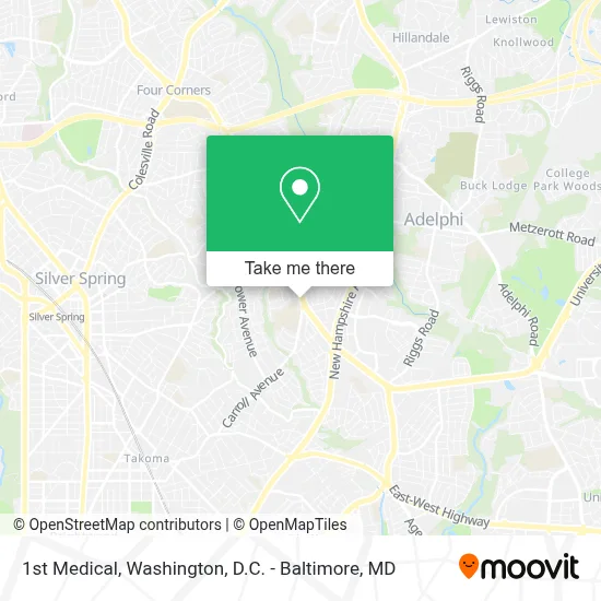 1st Medical map