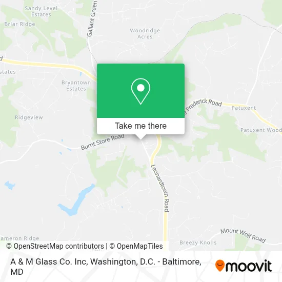A & M Glass Co. Inc map