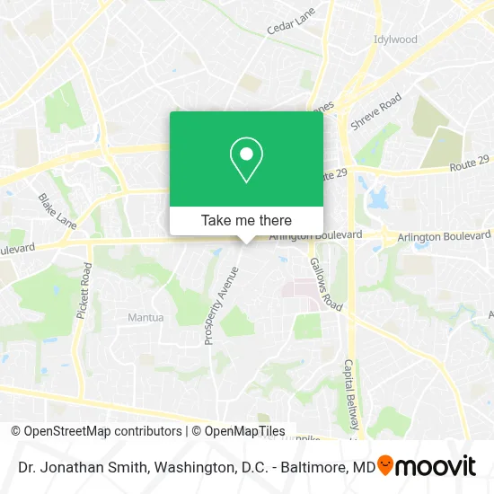 Dr. Jonathan Smith map