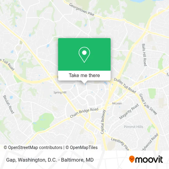Gap map