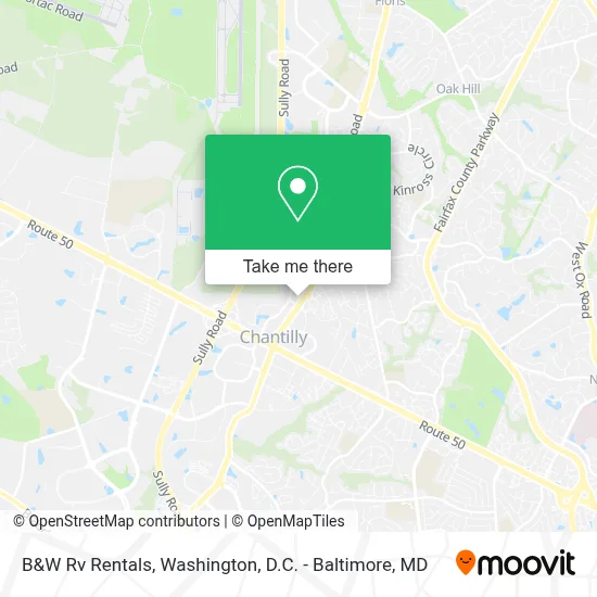 B&W Rv Rentals map