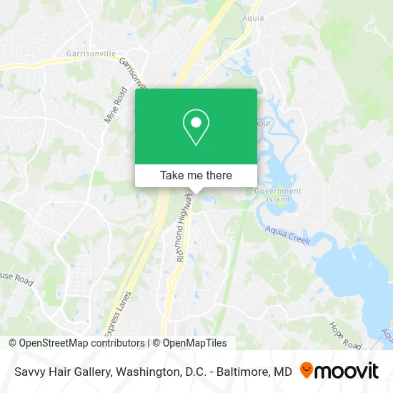 Savvy Hair Gallery map