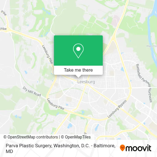 Parva Plastic Surgery map
