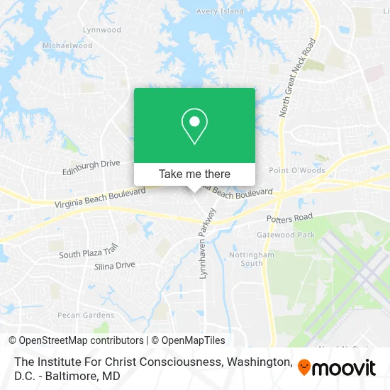 The Institute For Christ Consciousness map