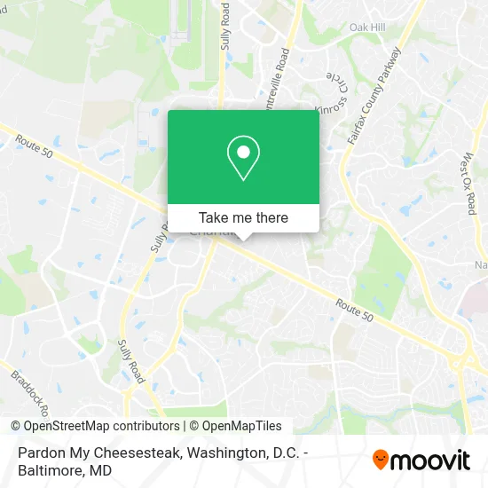 Pardon My Cheesesteak map