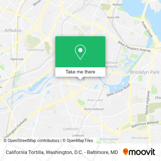 California Tortilla map