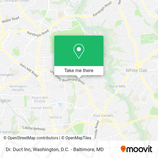 Dr. Duct Inc map