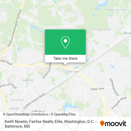 Keith Nowlin, Fairfax Realty Elite map