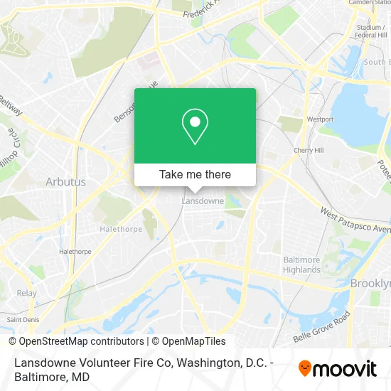 Lansdowne Volunteer Fire Co map