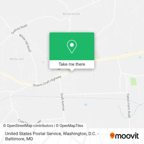 United States Postal Service map