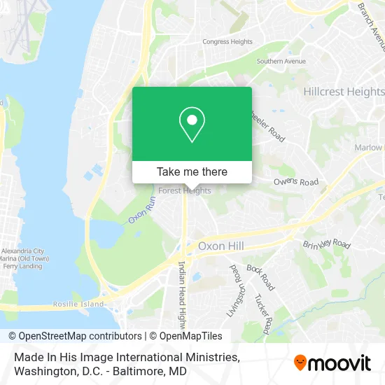 Made In His Image International Ministries map